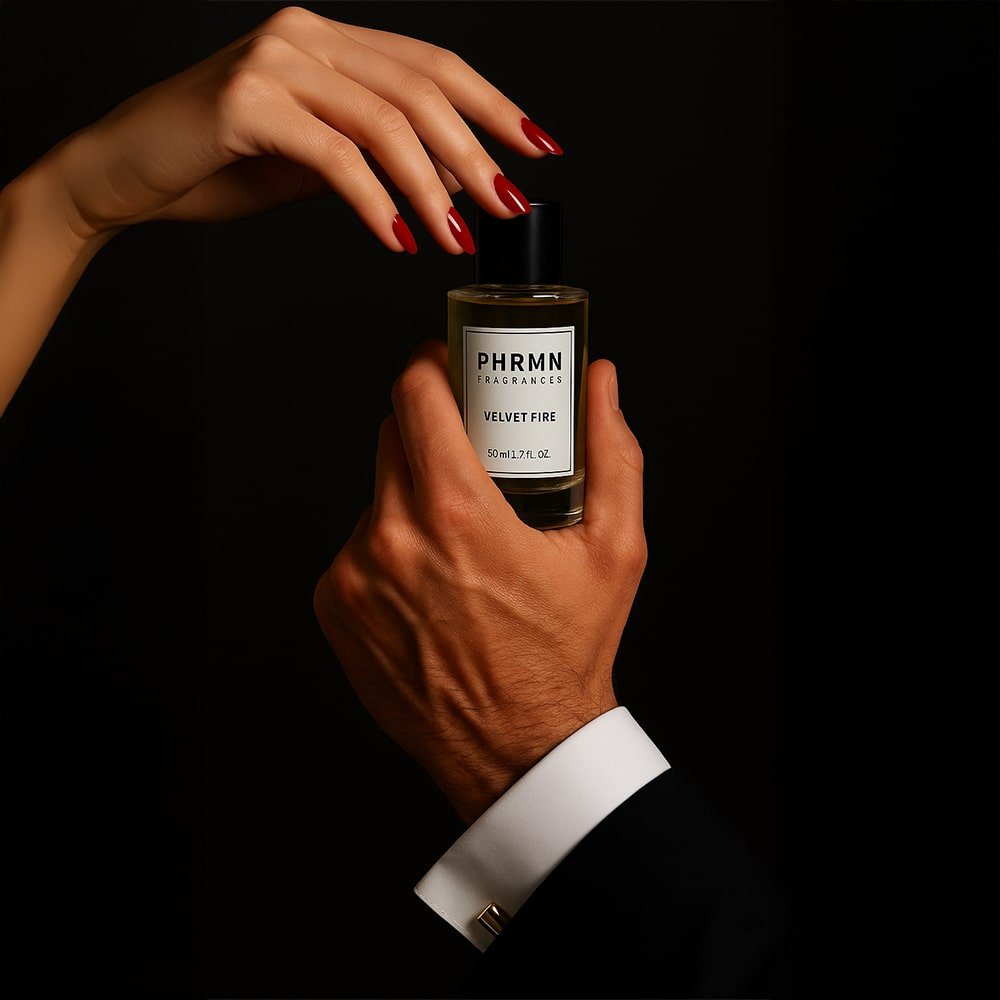 Luxuri&ouml;ses Pheromon Parfum Velvet Fire mit fruchtiger Bergamotte, Jasmin und Moschus