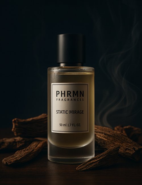 Static Mirage Pheromon Parfum unisex mit Ingwer, Sandelholz und Patchouli